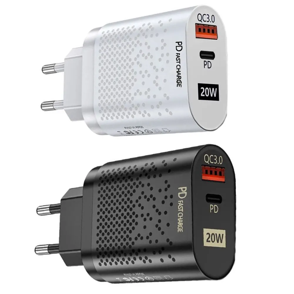 

Quick Charge 3.0 For IPhone USB C Power Adapter Fast Charger For Samsung S10 Huawei IPhone 12 Xs Xiaomi Mobile Phone PD Charger