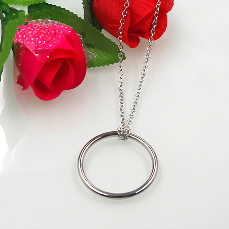 1 set Metal Steel Magic Ring And Chain Easy to Do Tricks Knot On Props Magicians Close-up Toys for Children Gam | Игрушки и хобби