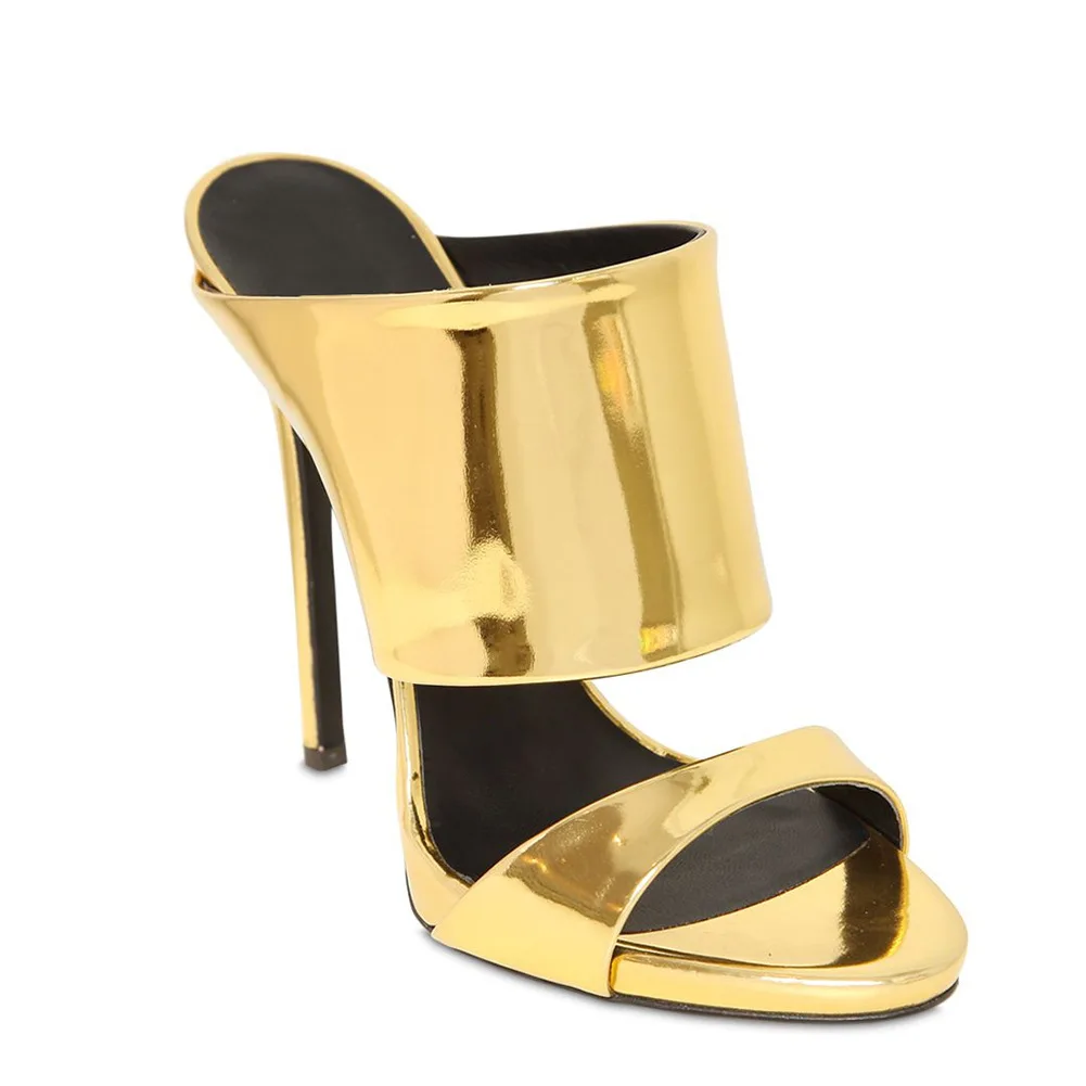 

Code Cold Golden Latest Fashion Women's Shoes Super High heel Sandals Will