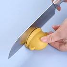 Инструмент для заточки ножей, простой и безопасный точильный инструмент для кухни, поварских ножей, мультяшная точилка для обезьяны