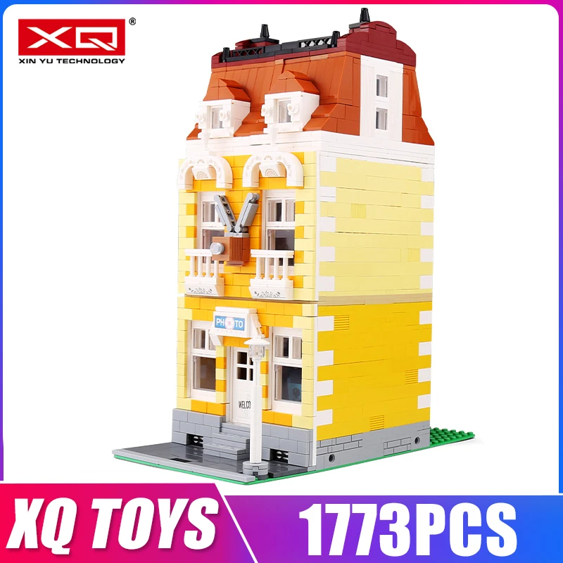

XQ 20006 1773 Pcs Streetview Building Blocks MOC Vintage Photography Floor Model Assembly Bricks Kits Toys Kids Christmas Gifts