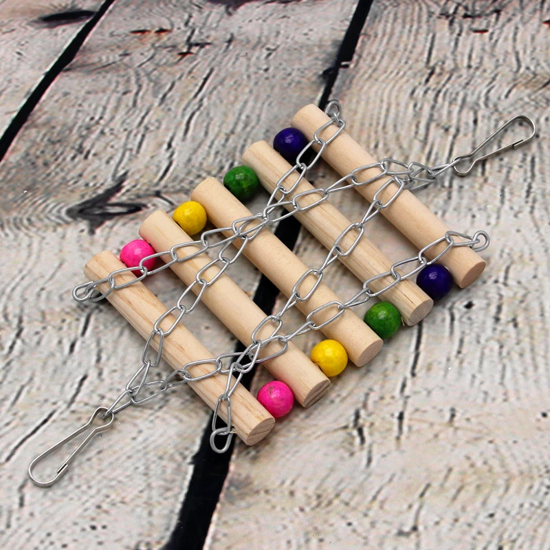 

Pet Bird Swing Toys Pet Hanging Swing for Parrot Parakeet Perches Hanging Cage Toy Parrot Swing Climbing Bite Toy Hammock