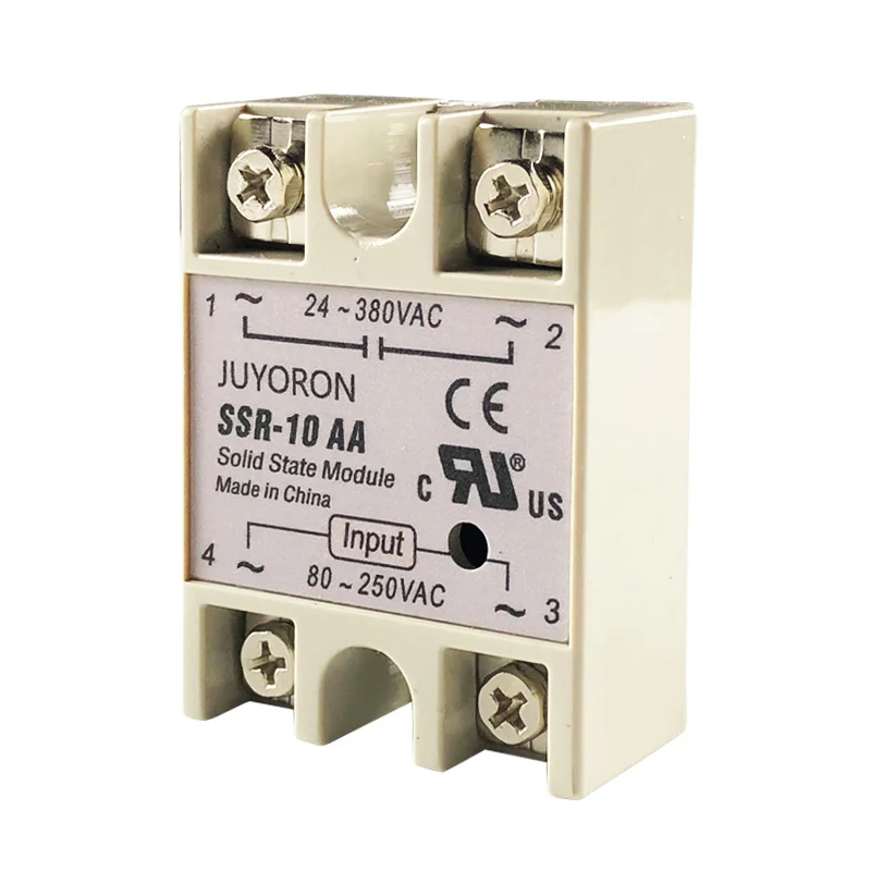 SSR 10AA 25AA 40AA твердотельные реле 10A 25A 40A модуль Вход 70 280VAC Выход 24 380 В AC конвертер для