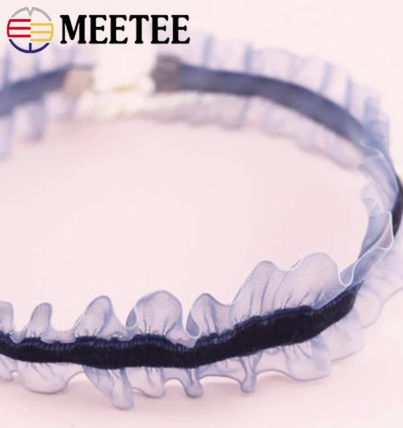 15 м 18 мм шифоновые бархатные Эластичная лента резиновая для волос с бантом