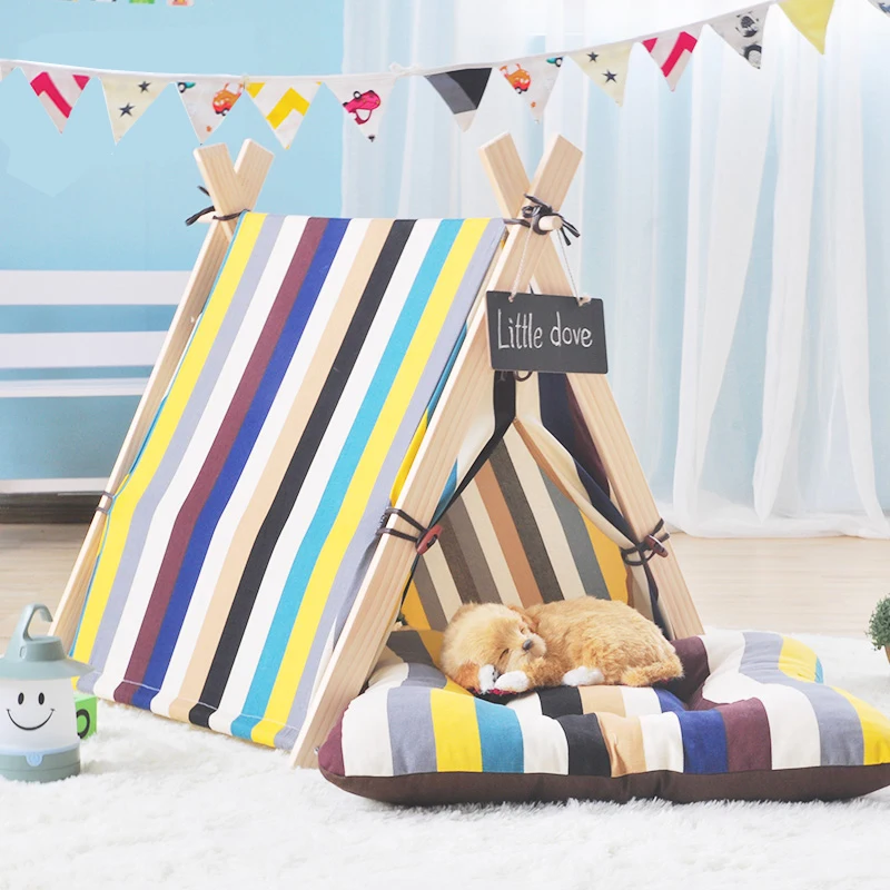 LK1643 креативная Всесезонная палатка для домашних животных моющаяся кошка точка