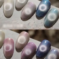 10ml shiny nail gel polish variable speed light cats eye nail polish 12 colors color changing with magnet tool phototherapy
