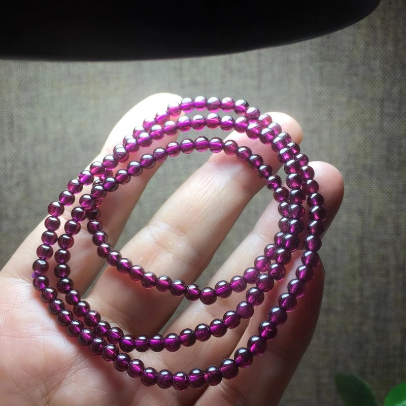 

2020 garnet bracelet natural stone bracelet DIY jewelry for woman for gift Crystal healing stone rose red