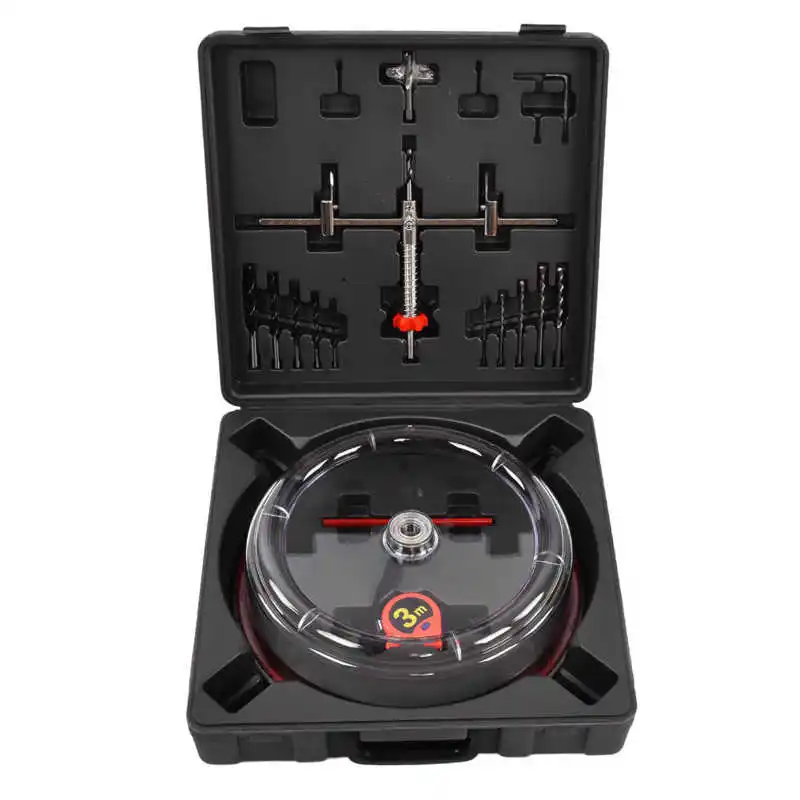 

Регулируемый резак для отверстий, регулируемые резаки для отверстий 1,6-12 дюймов с ABS пылезащитным экраном для утопленного света