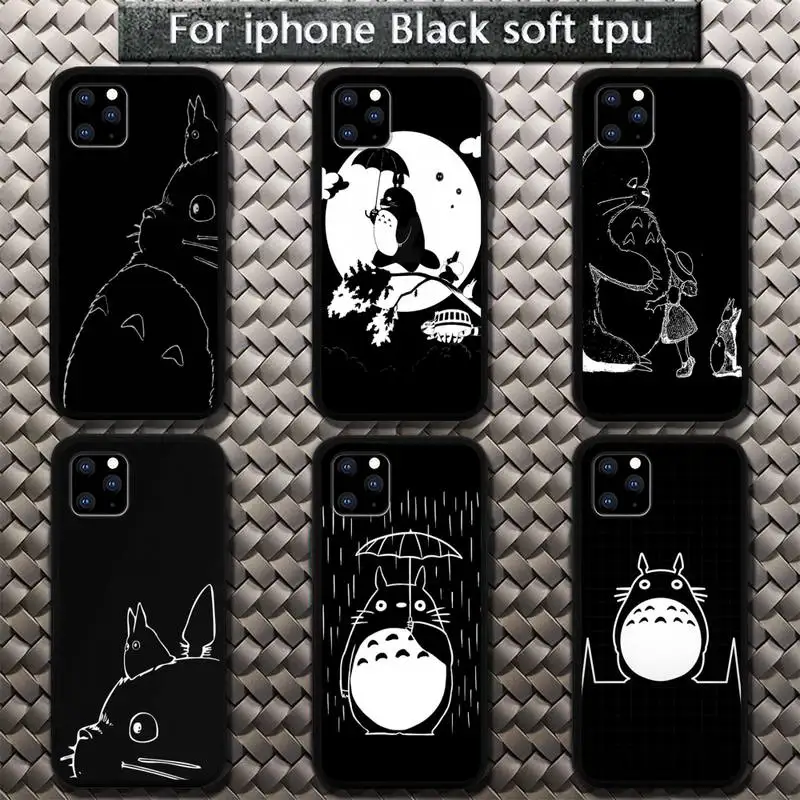 

Studio Ghibli Totoro Phone Case for iphone etui 11 12 pro se 20 max xr xs x 7 8 6s plus mini Fundas Coque cover