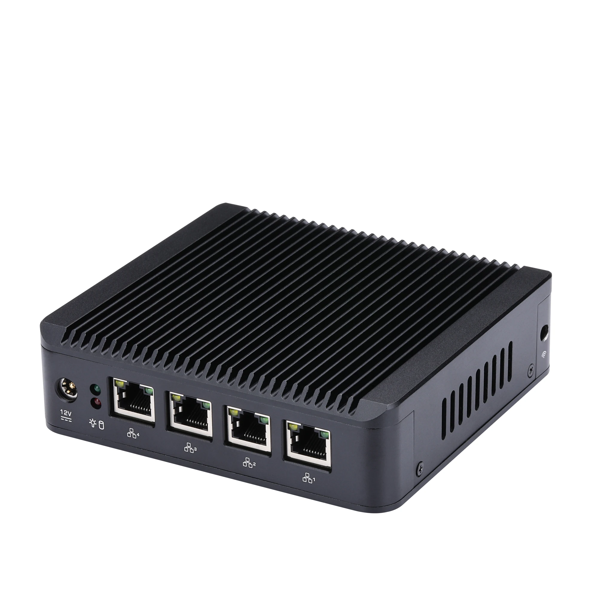 Qotom 4 LAN Barebone Мини ПК WIFI Q190G4 celeron J1900 четырехъядерный брандмауэр