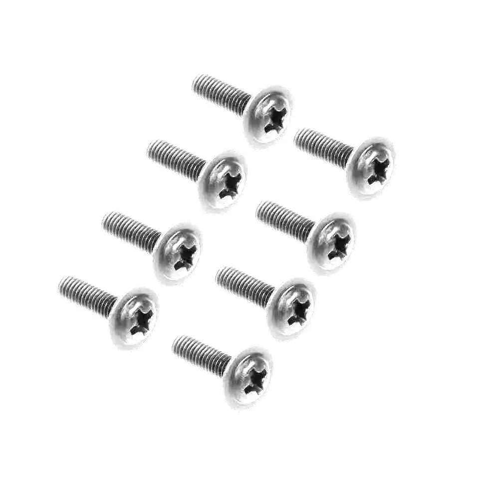 

8PCS M3*10mm Machine Screw Nut 08024 Discal Machine Screws for 1/10 HSP RC Cars 94122 94123 94111 Spare Parts