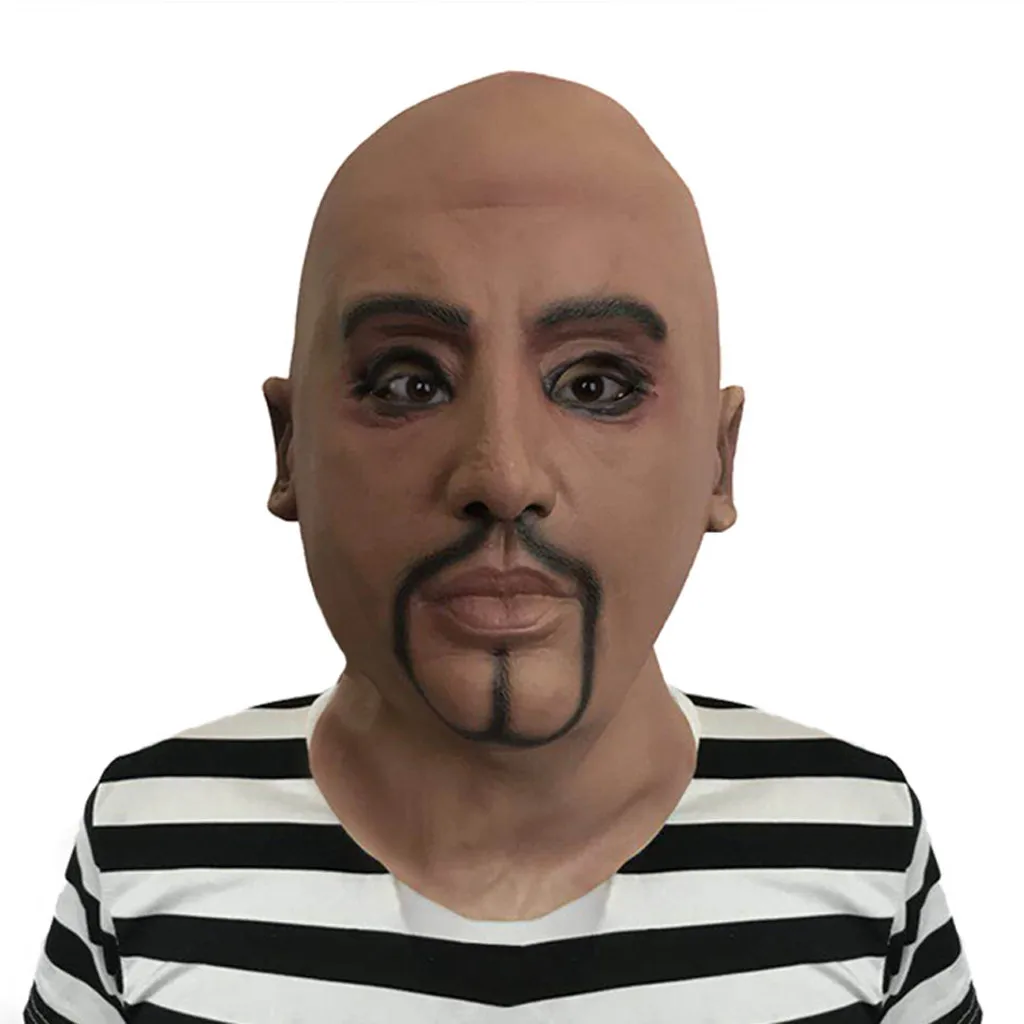 Головной убор в виде дяди на Хэллоуин с забавным облысшим головой старшего брата