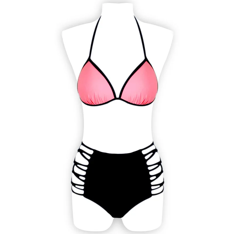

Sexy Bikini Set 2021 High Waist Swimsuit Women Swimwear Push Up Biquini String Hollow Out Swimsuit Swimming Suit For Women