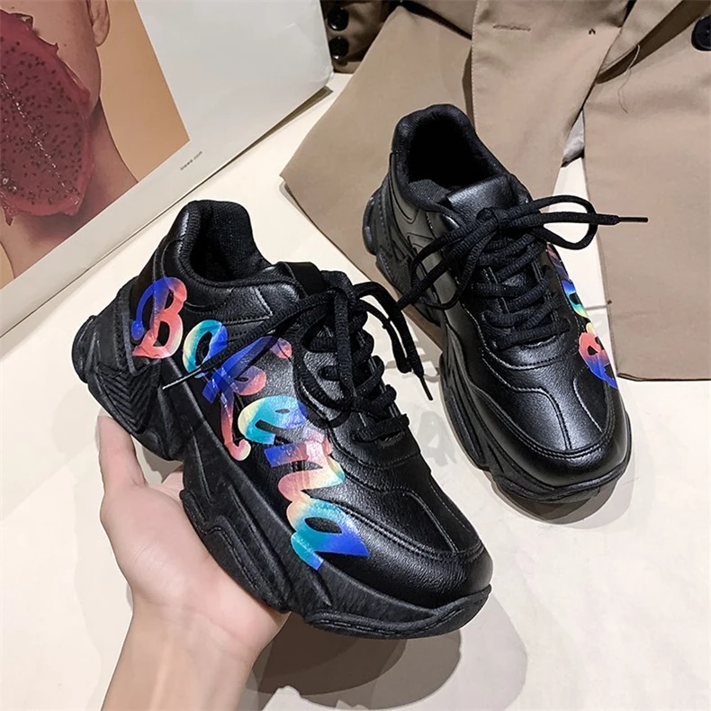 

Women Sports Shoes White Walking Shoes Women Fashion Sneakers Hot Sale Running Popular Fitness Shoes Plus Velvet Keep Warm Shoes