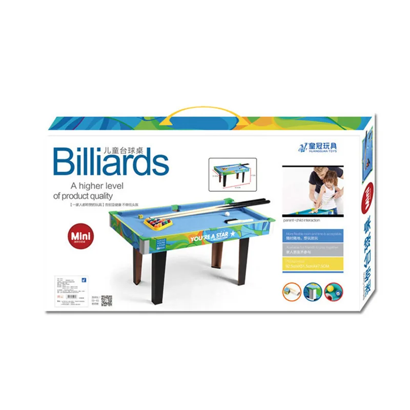 

93CM Large Billiards table kids parent-child toys Toy Sports Sport Toys Solid wood kids billiard Table kids Pool Table