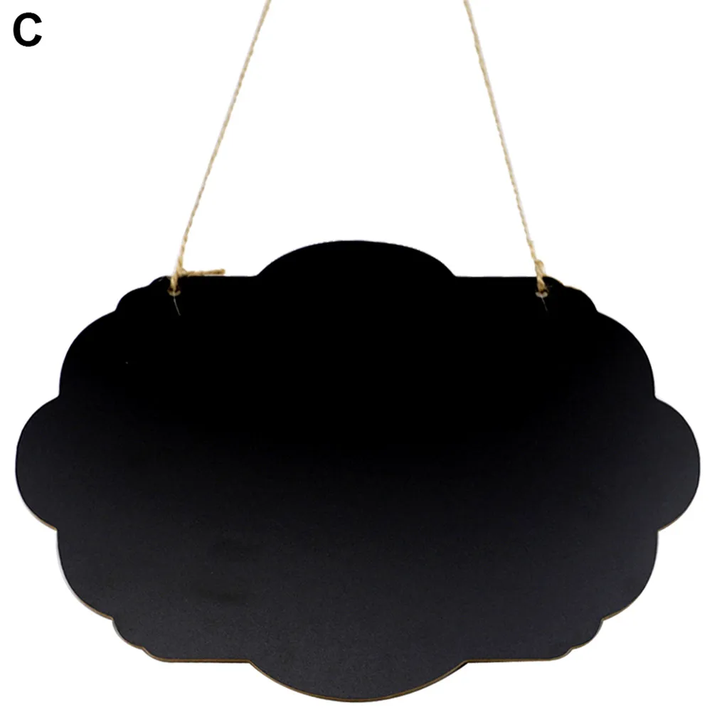 Прямоугольная подвесная деревянная доска двусторонняя стираемая для сообщений