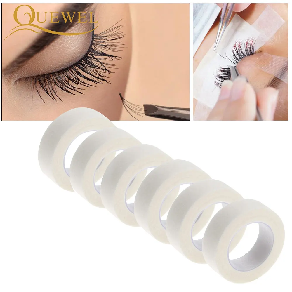 4 шт./лот накладные ресницы накладки для глаз белая лента Нетканые ткани под глаза