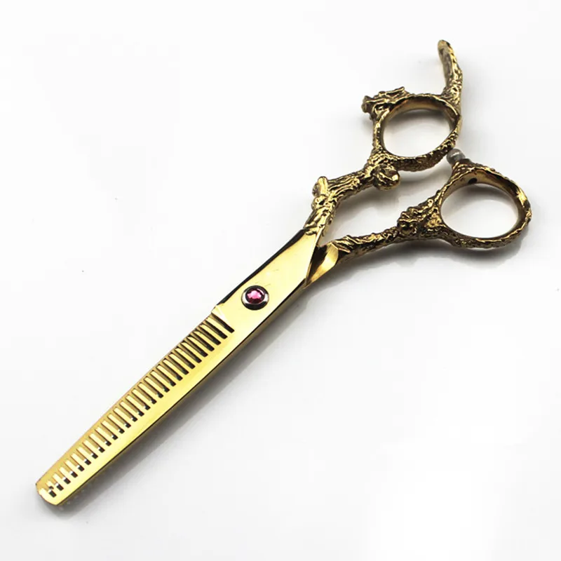 Японские Стальные Ножницы для груминга собак Золотого Дракона 4 набора по