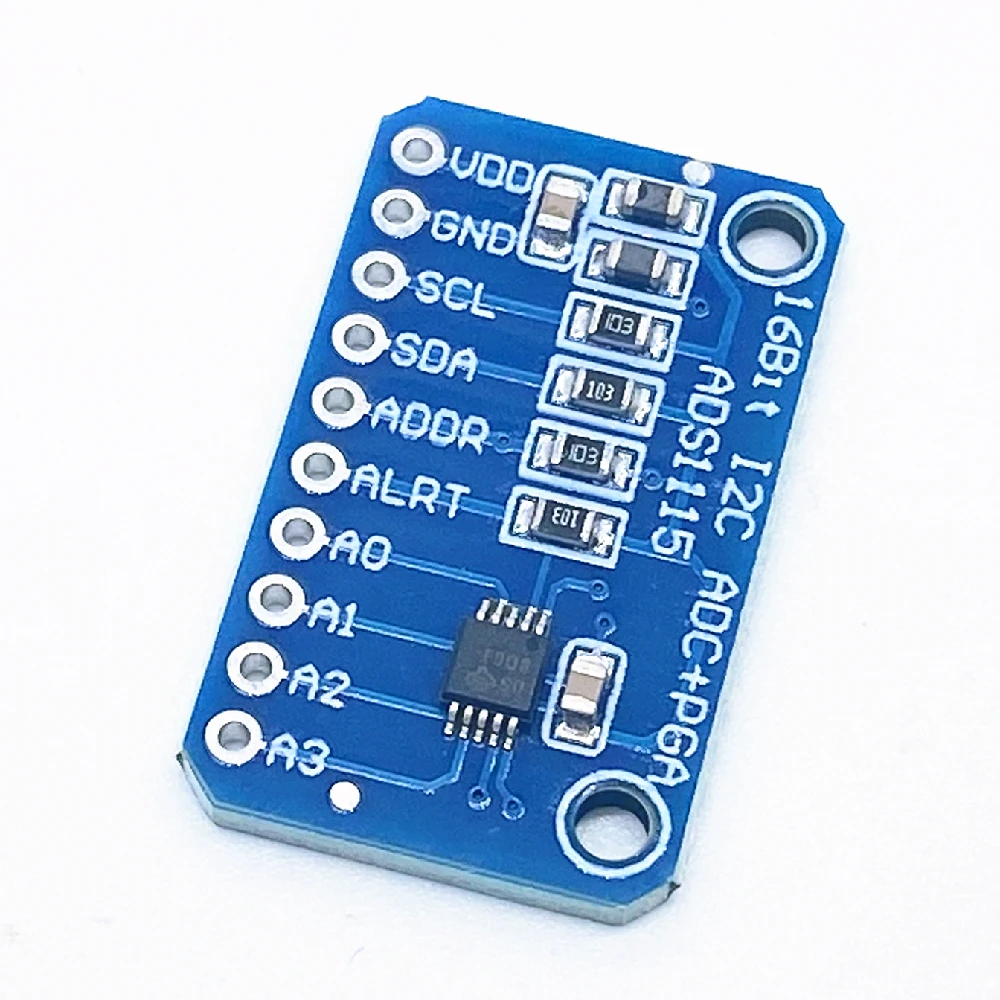 16-битный I2C ADS1115 модуль ADC 4-канальный с усилителем Pro Gain RPi | Строительство и ремонт