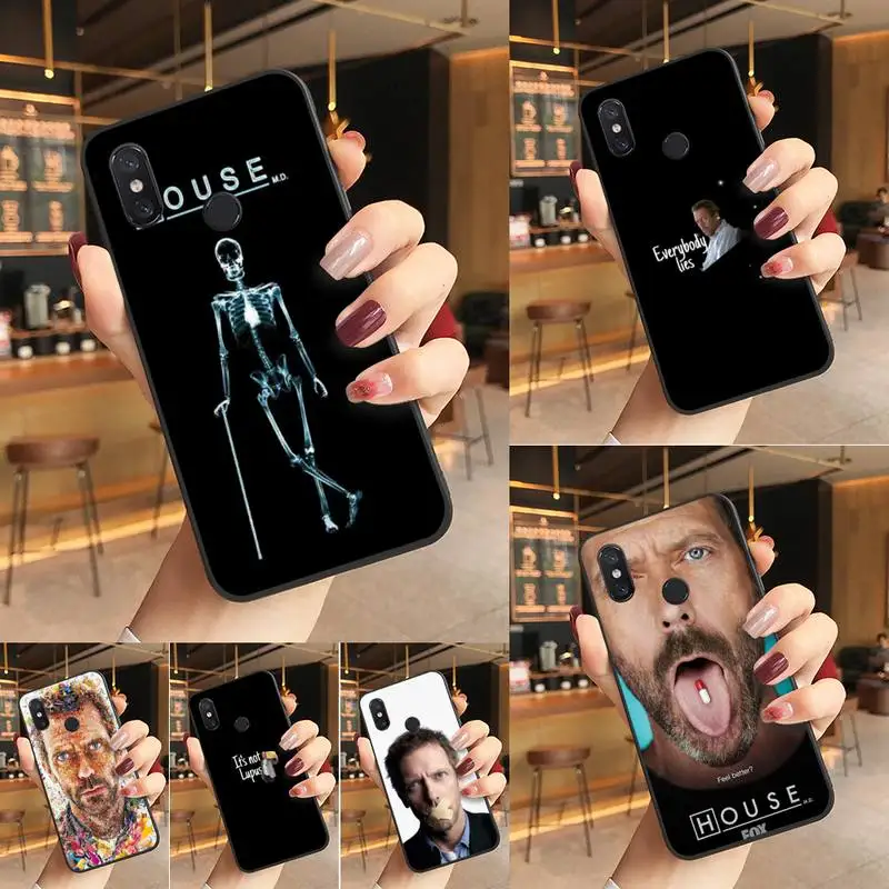 

Dr House Hugh Laurie Pills Coque Shell Phone Case Phone Case For Redmi K20 Note 5 7 7a 6 8 Pro note 8T 9 Xiaomi Mi 8 9 SE
