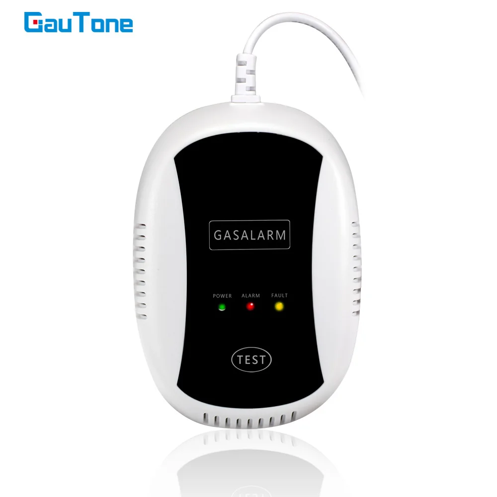 

GauTone Wireless Natural Gas Detector High Sensitive 80dB Warning 433MHz Smart Home Security System Gas Leak Sensor