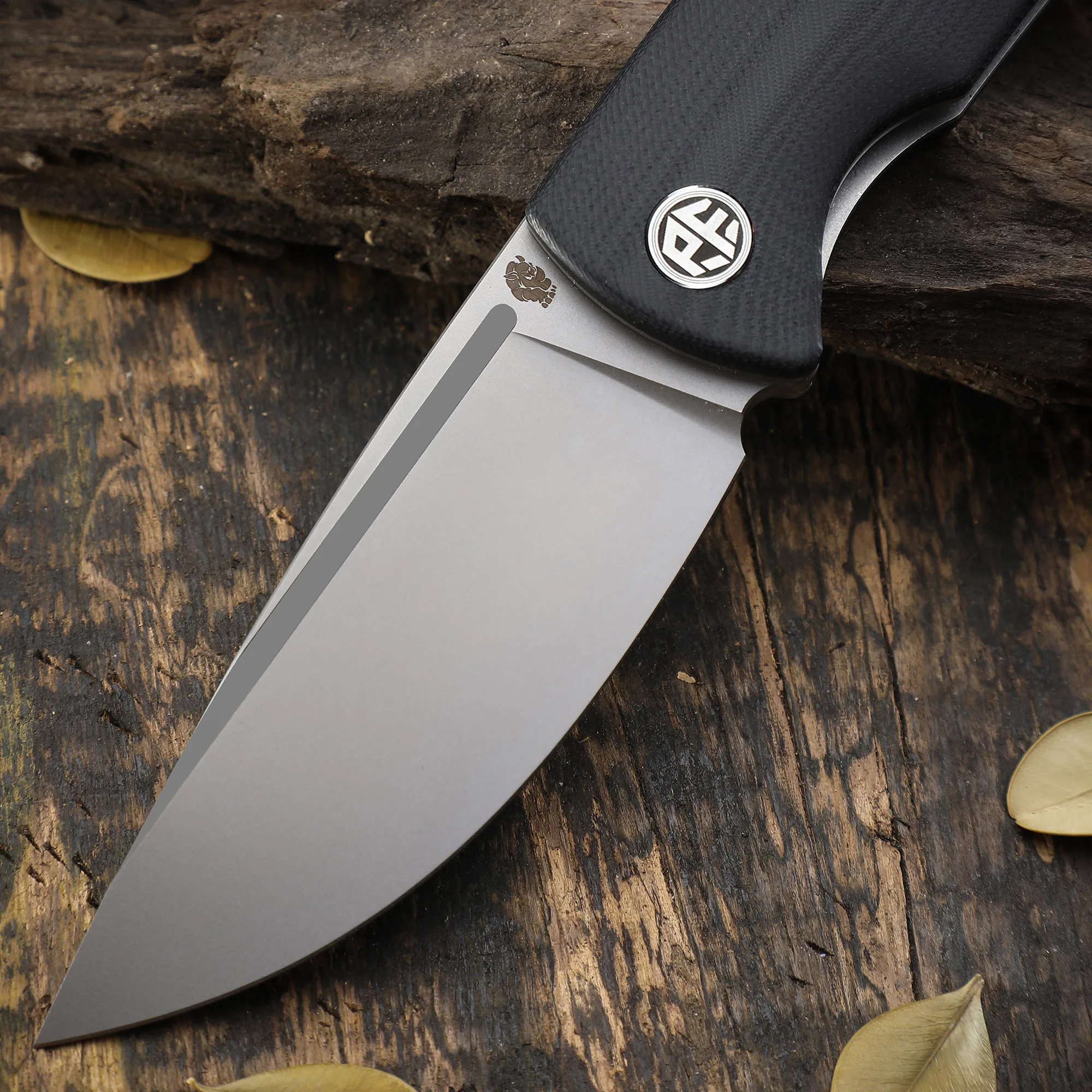 Petrified fish PFP01 k110 Стальная Ручка G10 керамические шарикоподшипники передний Флиппер