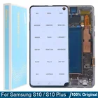 Оригинальный ЖК-дисплей AMOLED s10 для SAMSUNG Galaxy S10 G9730 G973 S10 Plus G975 G975F, ЖК-дисплей с сенсорным экраном, дигитайзером и мертвыми пикселями