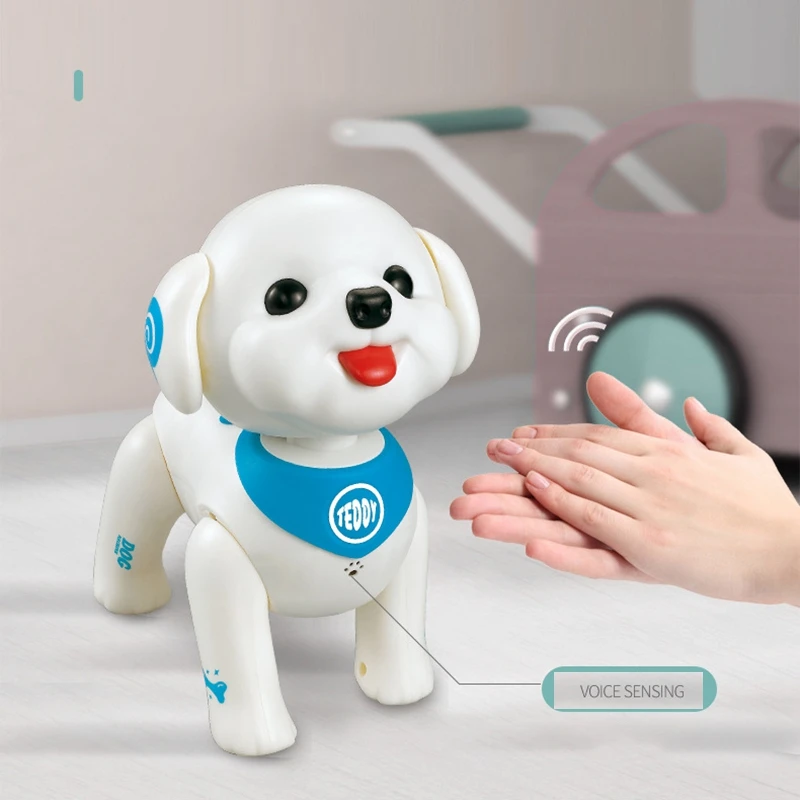 Leneng K19 RC робот Тедди щенок роботизированная собака голосовое управление ligent