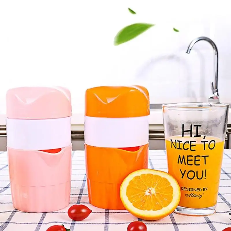 

Manual Citrus Juicer For Lemon Orange Fruit Squeezer Healthy Life Potable Juicer Machine 300ML Orange Juice Cup