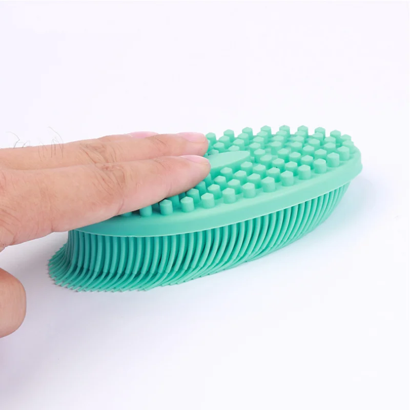 Мягкая силиконовая щетка для мытья ванны и душа отшелушивающая кожа подходит