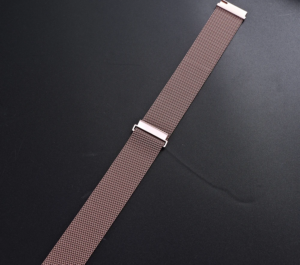 UEBN 22mm 20mm Milanese Loop Replacement Watch Band For Garmin Vivoactive 3 Samsung Gear S2 S3 Active 2 Sport strap watchbands