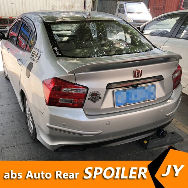 Спойлер для HONDA City 2008 2013 городской спойлер светильник высокое качество абс