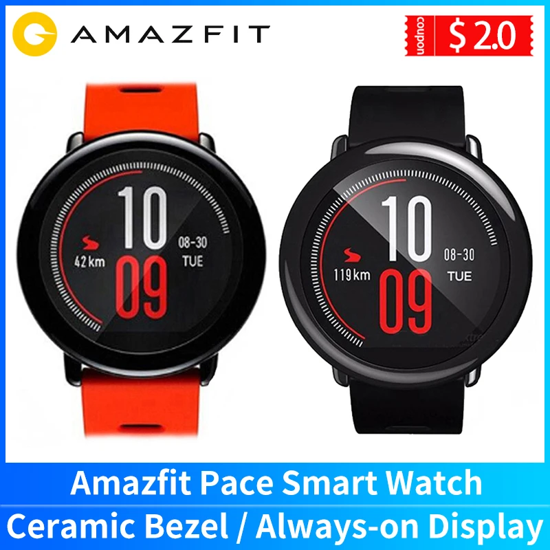 Умные часы Amazfit Pace Bluetooth 4 0 спортивные Смарт GPS пульсометр умный монитор умные