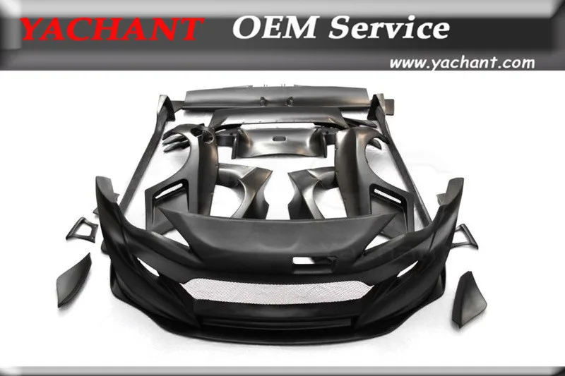 Автомобильный Стайлинг полный FRP волоконное стекло боди наборы Подходит для 2012