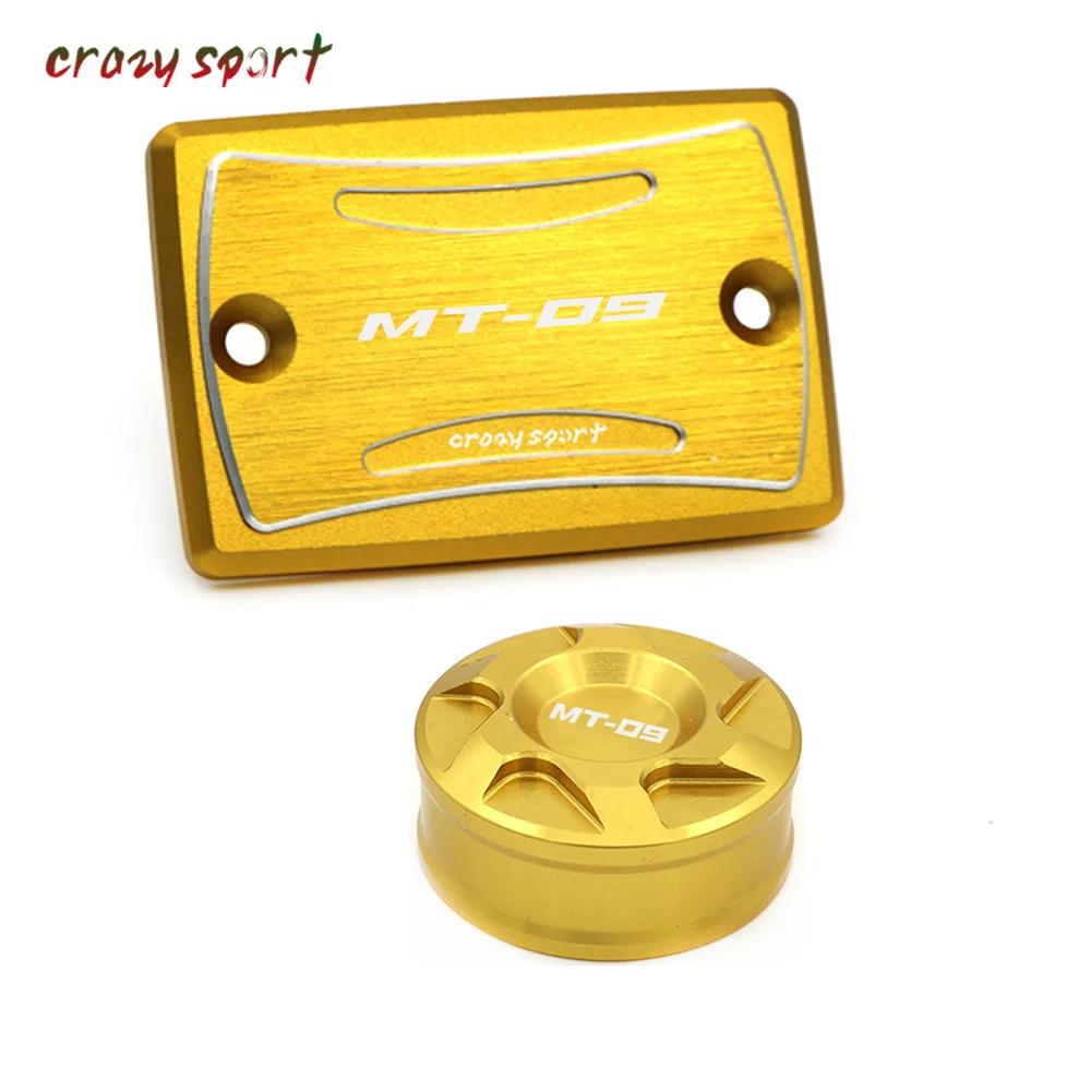 YAMAHA MT09 FZ09 Motorcycle Front & Rear Brake Fluid Reservoir Cover: MT-09 FZ-09 Accessories (2014-2020) image 2