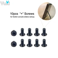 yuxi 10pcs cross screws replacement for nintend switch console rail for ns joy con controller left right sliders railway