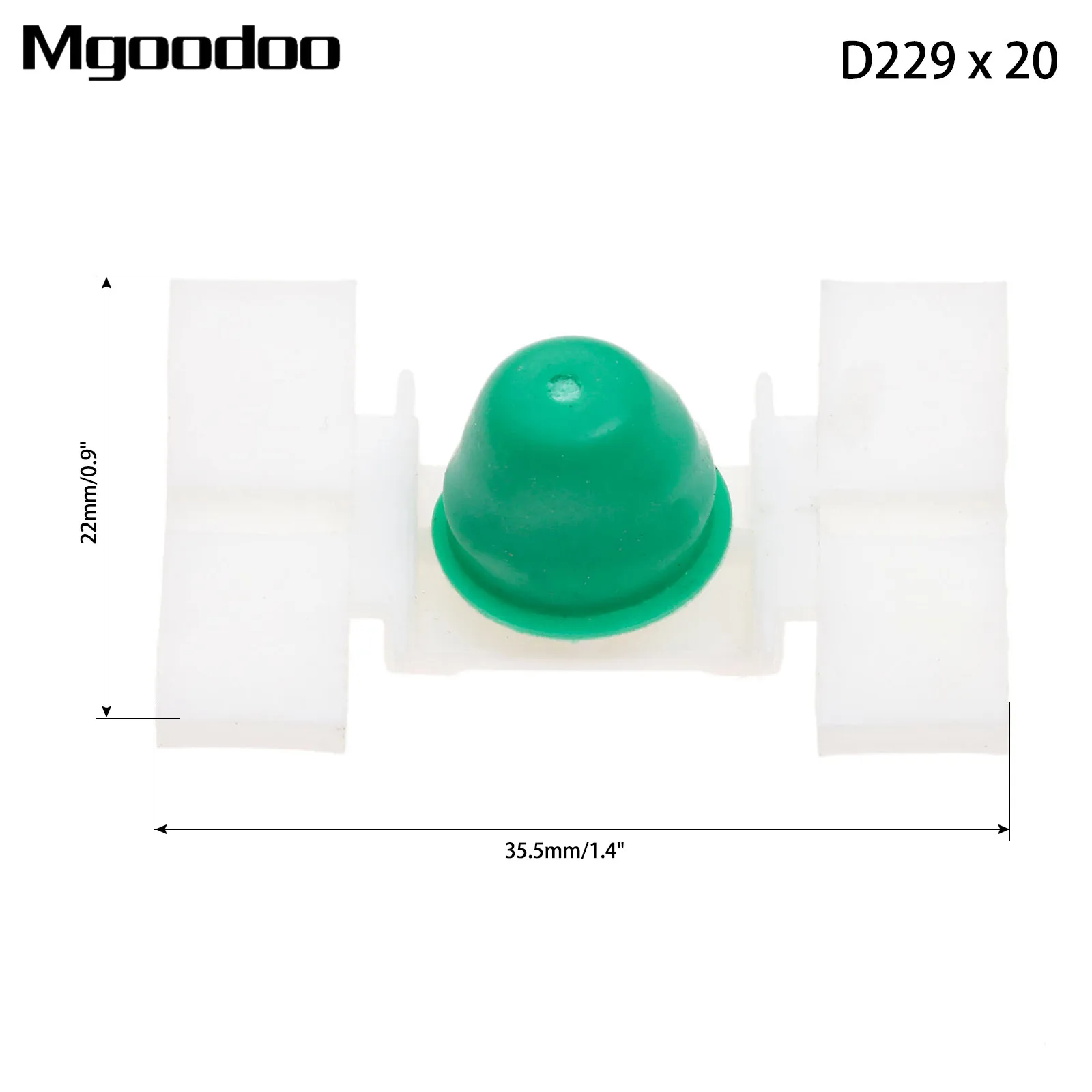 20 шт. зажимы для автоформования наружных дверей автомобиля брызговиков набор