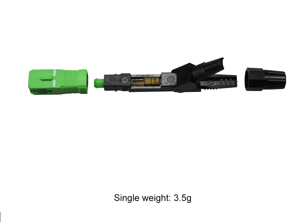100 шт./кор. FTTH SC/APC Одномодовый волоконно-оптический SC APC Быстрый разъем экономически эффективным волоконно-оптический al быстрый разъем
