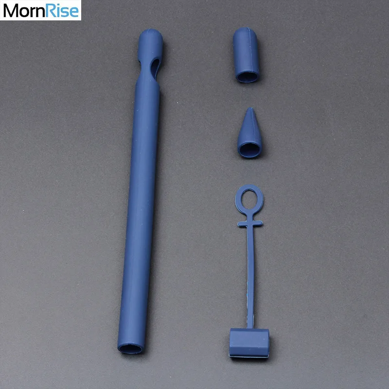 4в1 Мягкий силиконовый чехол для Apple Pencil, Кабель-адаптер, крышка, анти-потеря, ремешок, держатель, карандаш, наконечник, чехол для iPad, планшета, стилус, набор