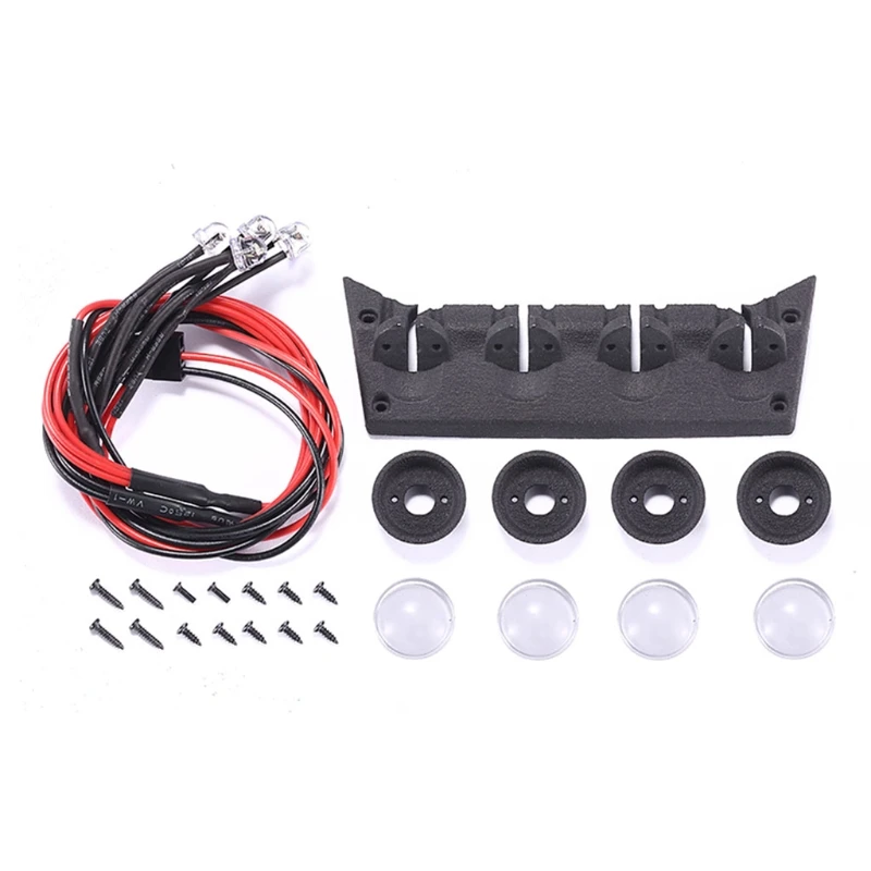 

Roof Light Simulated Decor DIY Parts for MN86 G500 1/12 RC Crawler Car 97BE