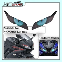 for yamaha yzf r15 yzf r15 yzfr15 2017 2018 2019 motorcycle 3d front fairing headlight guard sticker head light protection