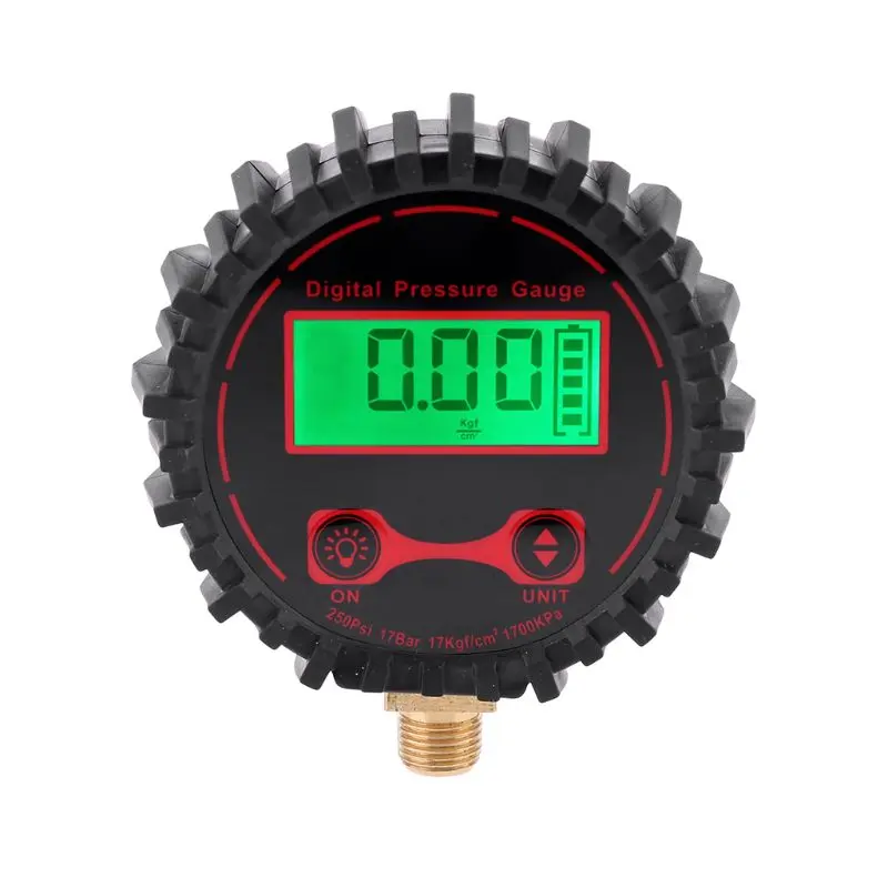 

250PSI LED Digital Tire Pressure Gauge Car Pressure Tester M11 Thread Car Truck Tire Pressure Meter