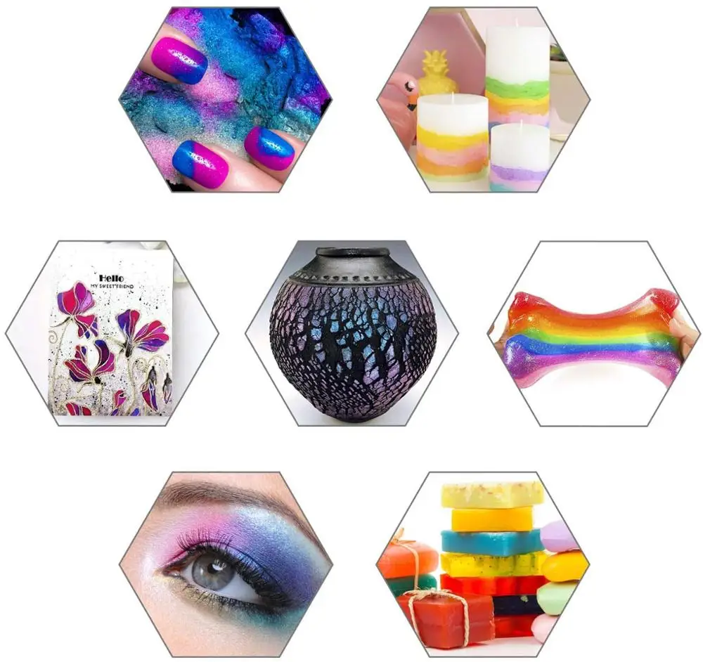 500g жемчужная пудра для косметика блеск губ слюда пигментные красители смолы