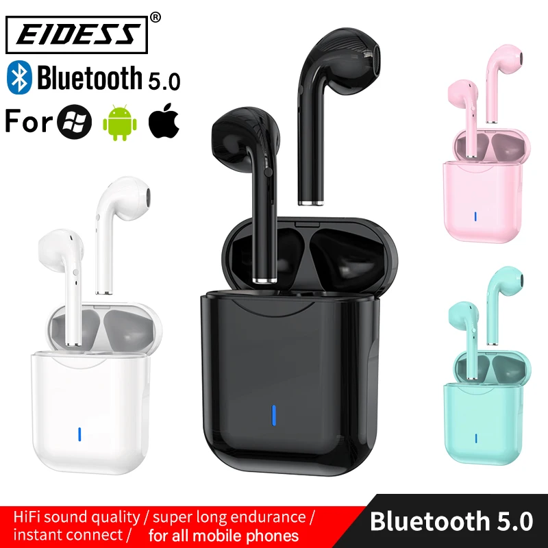 

RYWER Wireless Headphone Bluetooth Earphones Waterproof Earpieces Sport Earbuds For Huawei Iphone OPPO Xiaomi Music Headset