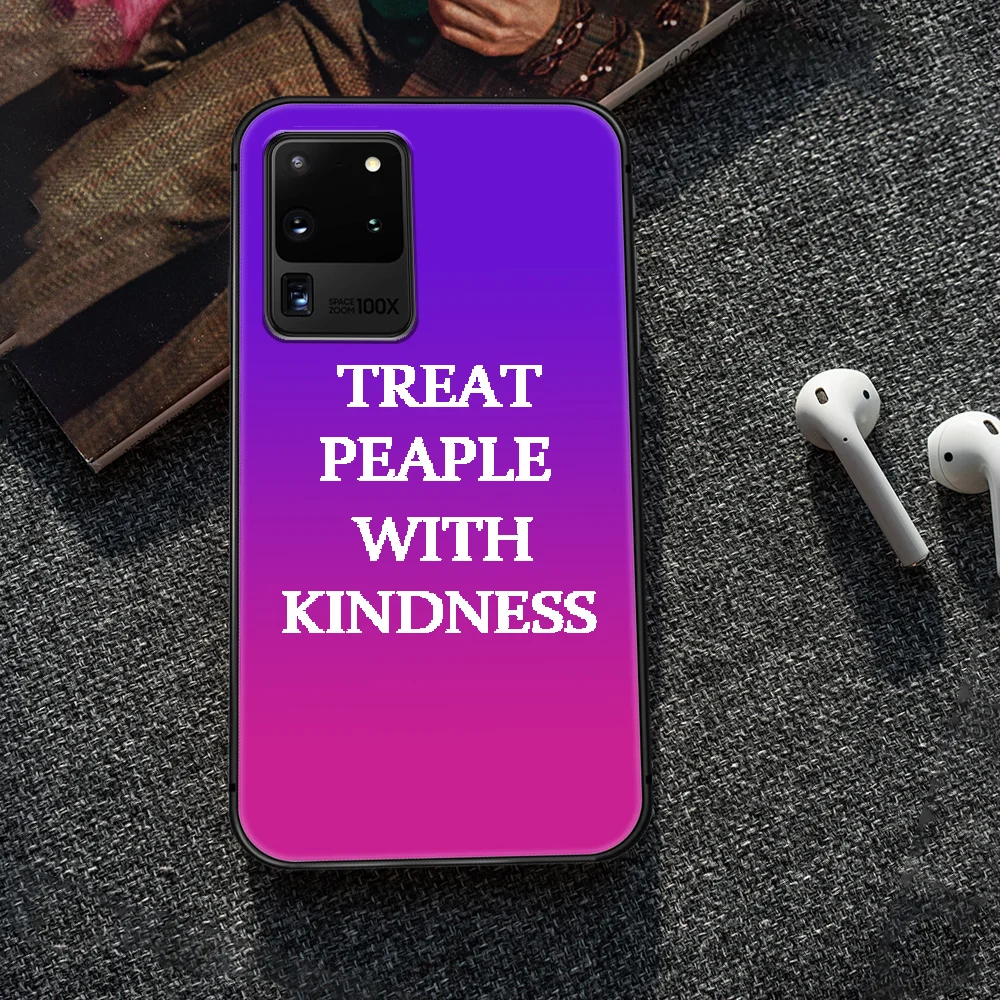 

Treat People With Kindness Harry Styles Phone Case Cover Hull For Samsung Galaxy S 7 8 9 10 e 20 FE edge uitra plus Note 9 10 20