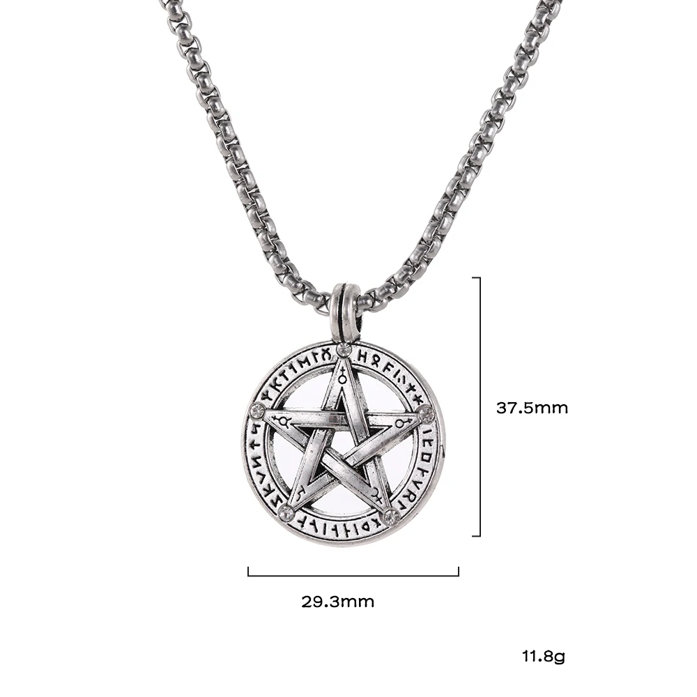 Рыболовный крючок подвески в виде скандинавских Рун пентаграмма