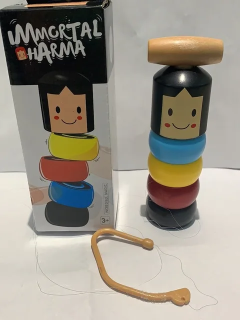 Новинка 2019 1 набор неподвижный стакан Волшебная упрямая деревянная игрушка