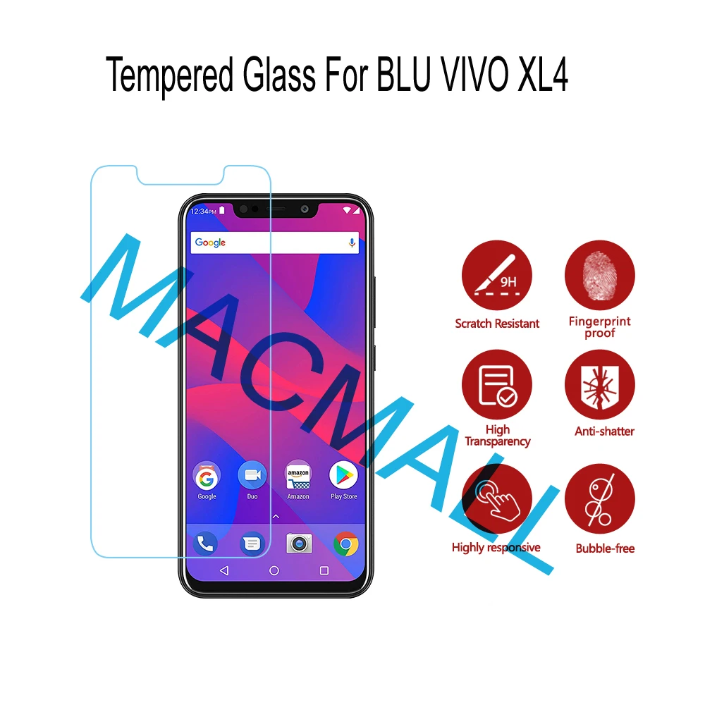 3 шт./лот Новинка для BLU VIVO XL4 5-дюймовая Защитная пленка экрана устойчивая к