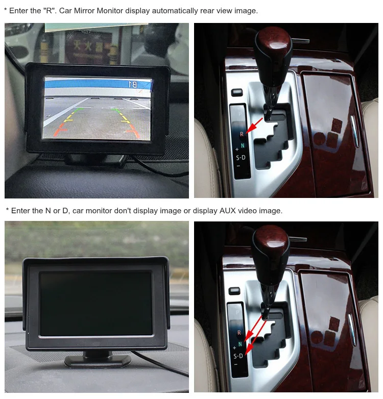 DIYKIT 4,3 дюймов цветной TFT lcd автомобильный монитор+ IR ночного видения HD камера заднего вида Беспроводная Система помощи при парковке