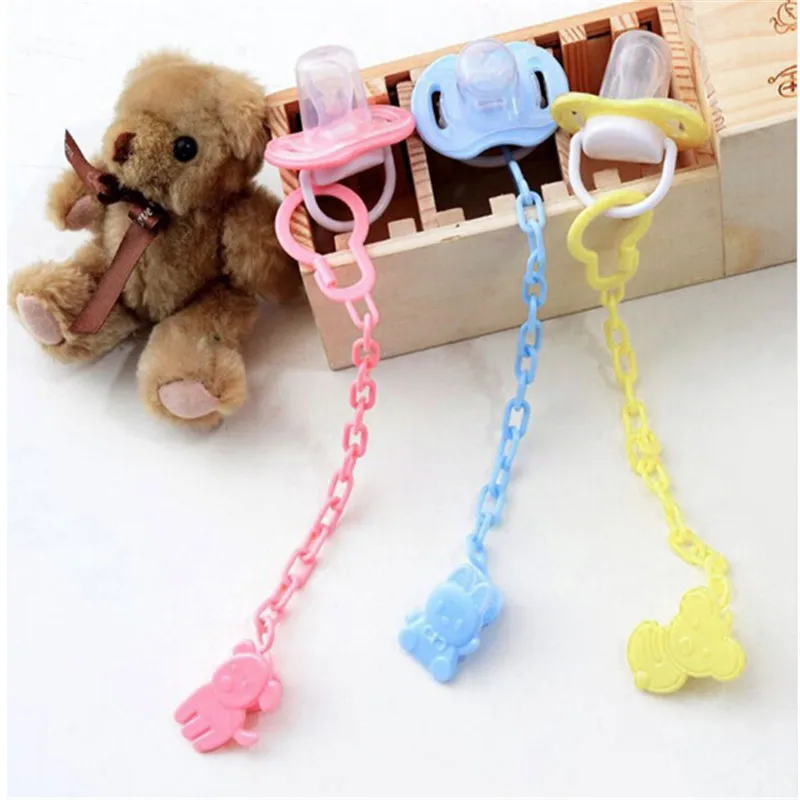 

New Cute Rubber anti-rope Lanyard Baby Pacifier Chain Pacifier Chain anti-chain Water Towel Clip Baby Toy Teeth 2021
